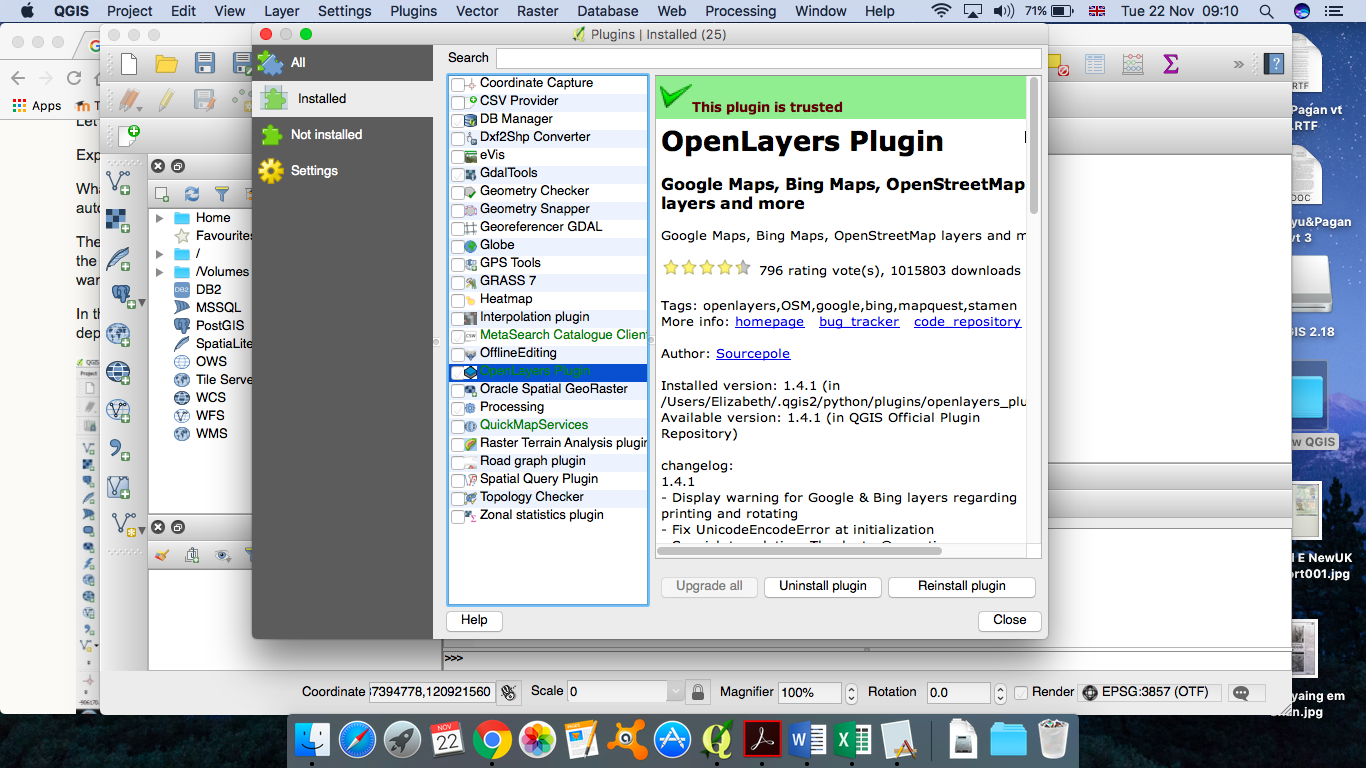 Ecw plugin qgis 2.18 for mac